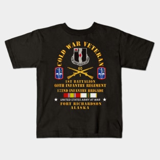 Cold War Vet - 1st Bn, 60th Inf - 172nd In Bde - Ft Richardson AK w COLD SVC Kids T-Shirt